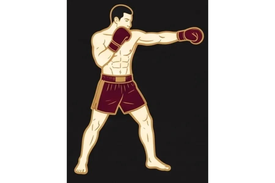 Kickboxing — ilustrace