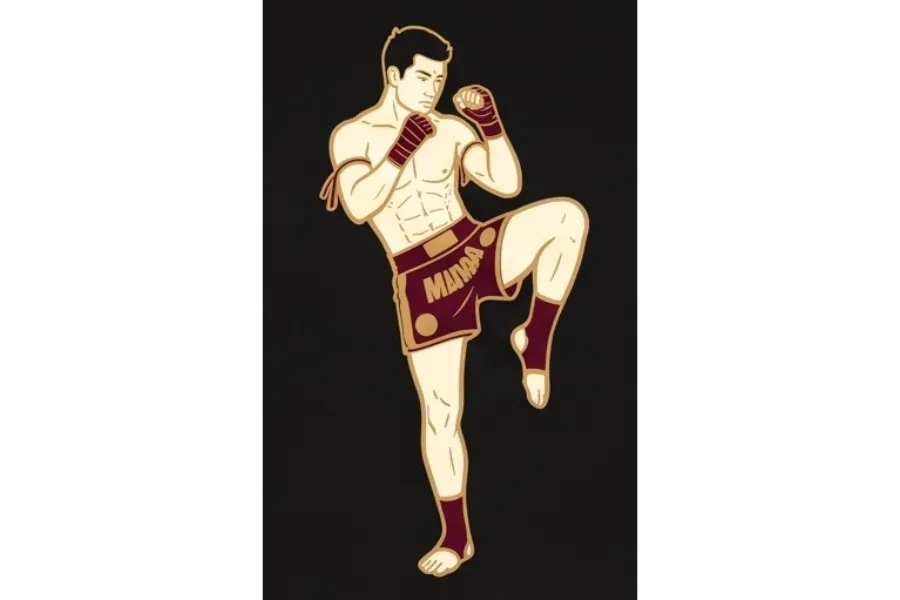 Muay Thai — ilustrace